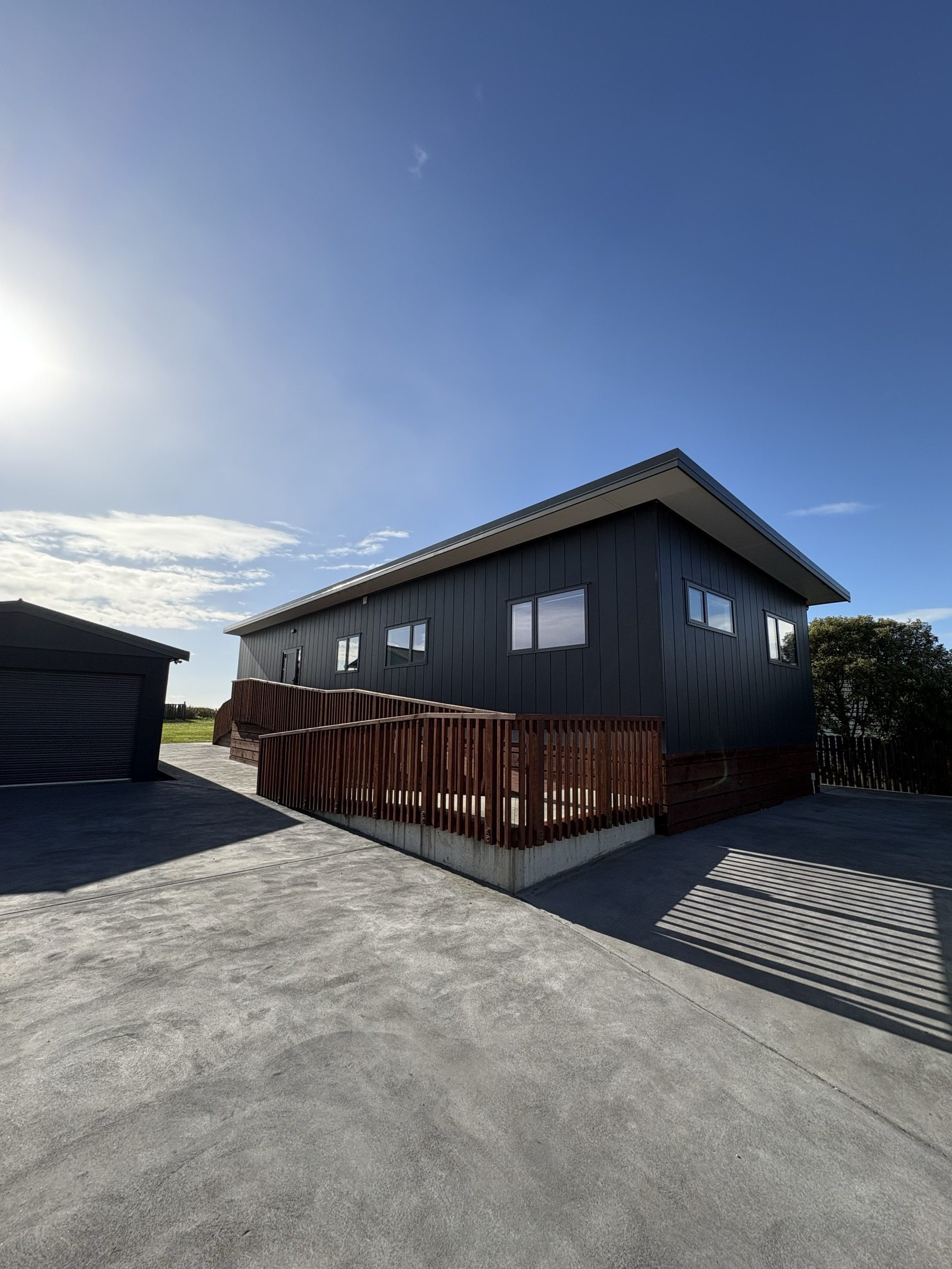 New build and driveway, Hokitika