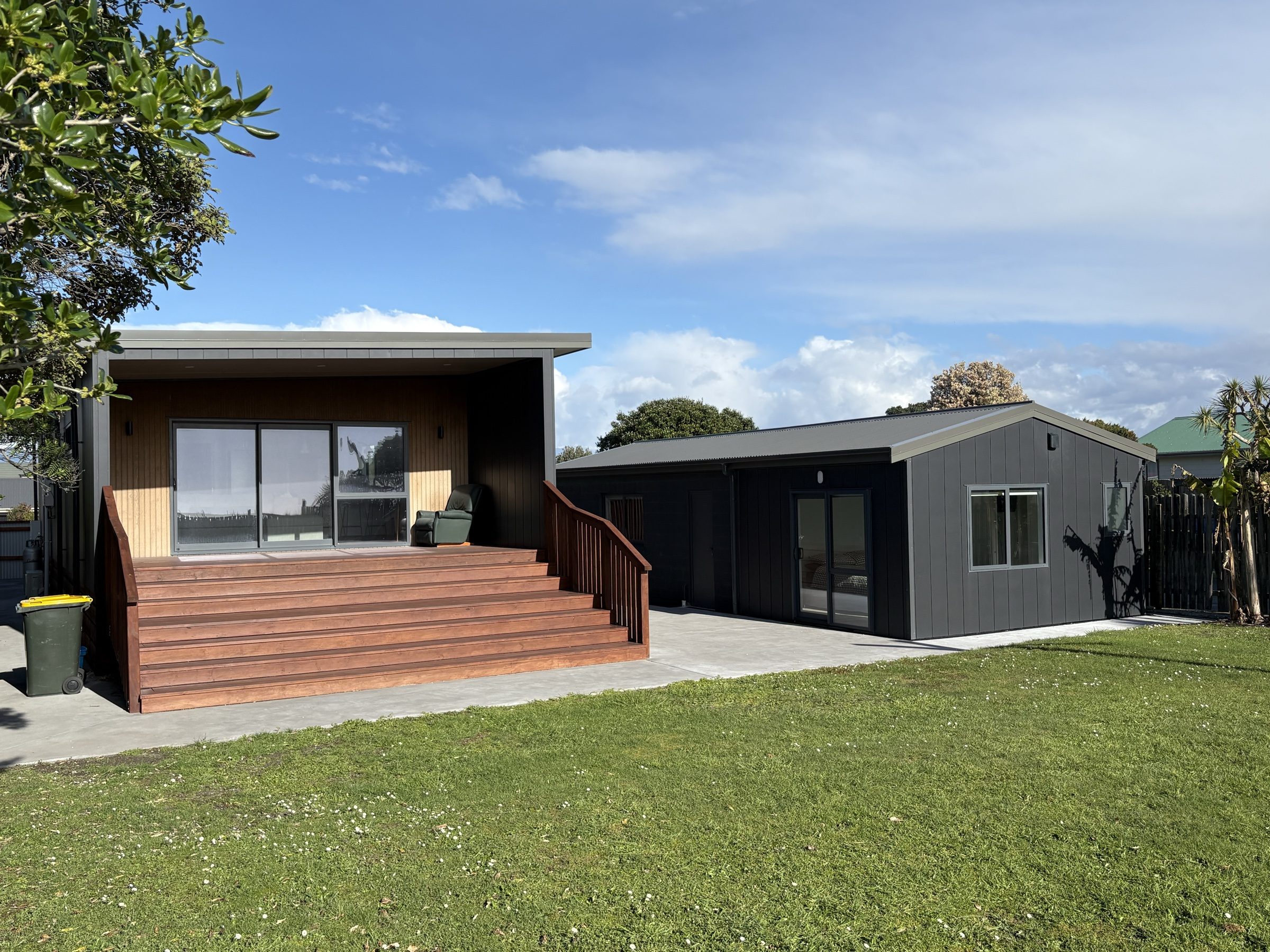 Cabin and garage build, West Coast